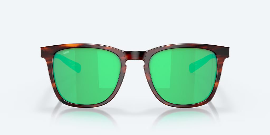 Sullivan Unisex - Matte Tortoise w/ Green Mirror