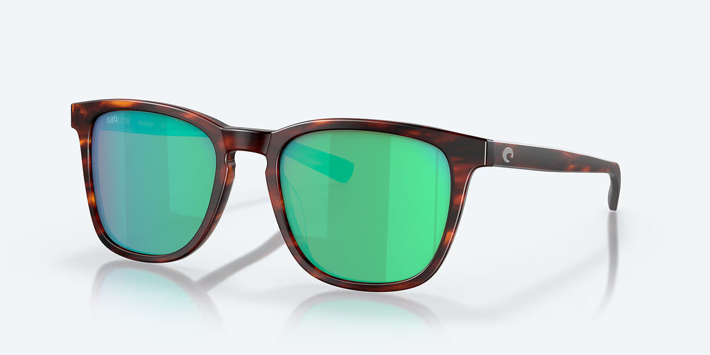 Sullivan Unisex - Matte Tortoise w/ Green Mirror