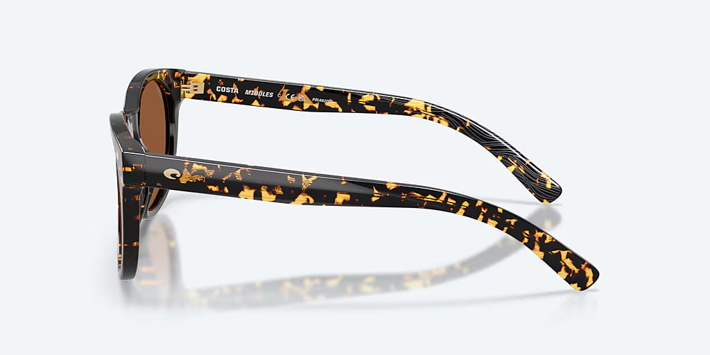Middles Unisex - Tortoise w/ Copper Mirror