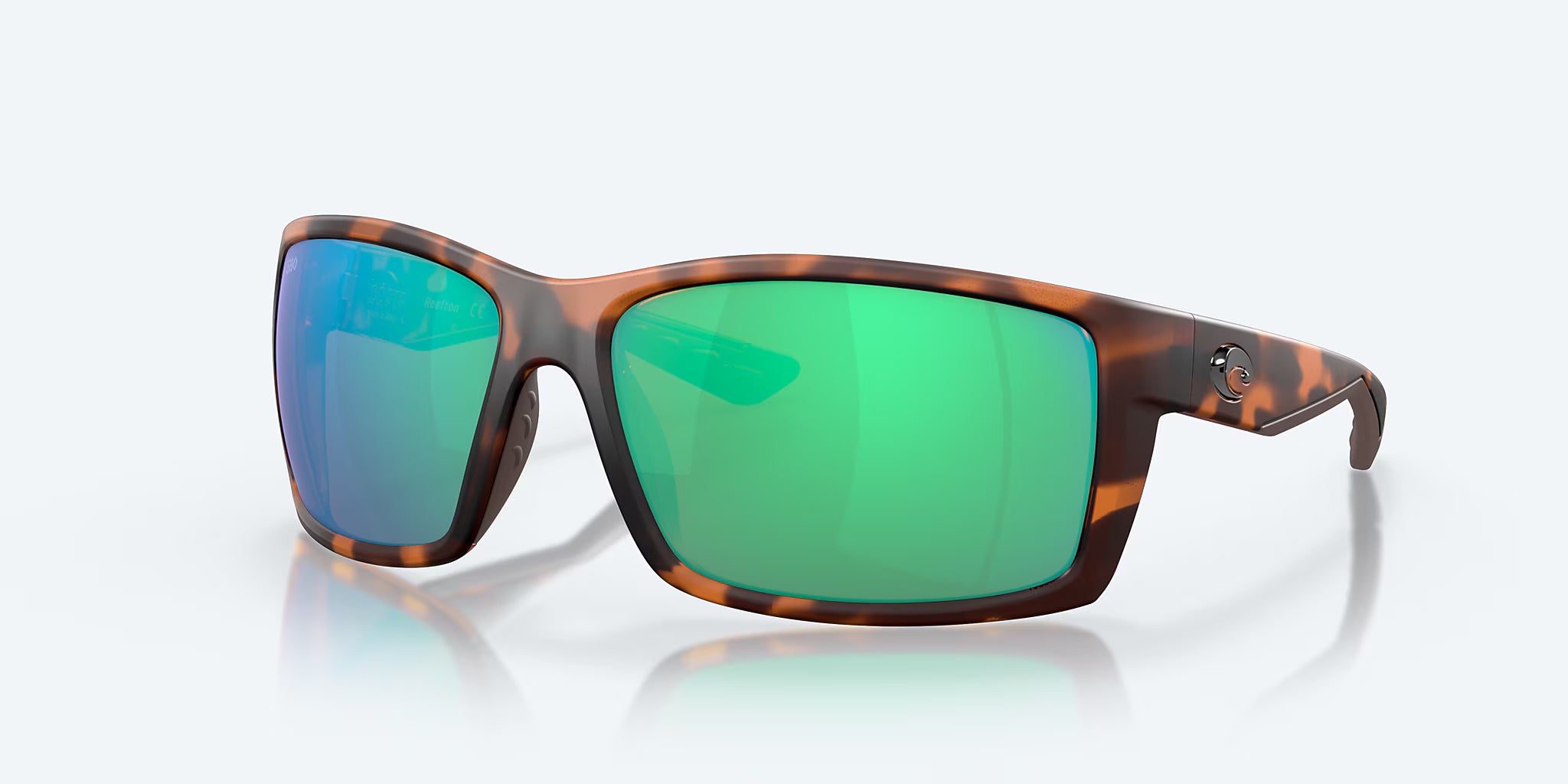 Reefton 66 Retro Tortoise w/ Green Mirror
