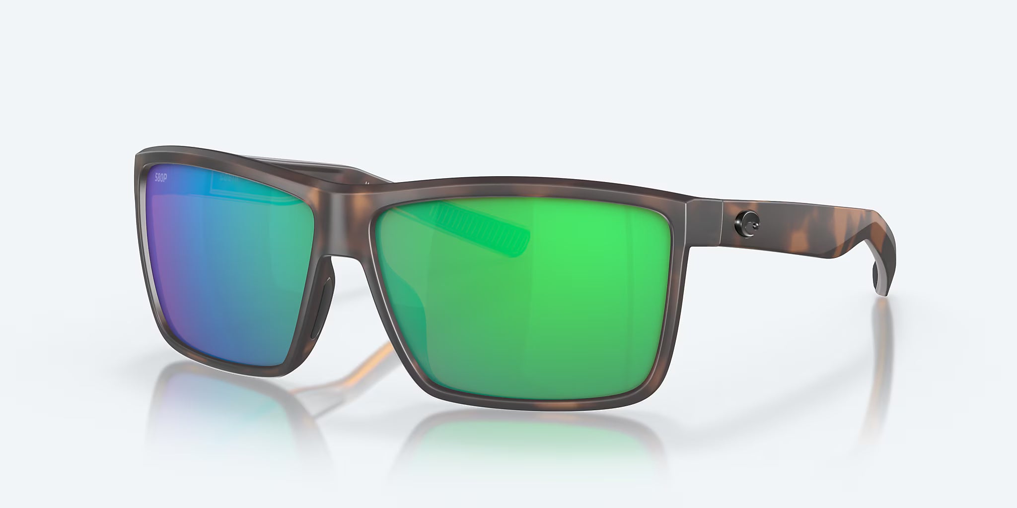 Rinconcito Matte Tortoise w/ Green Mirror