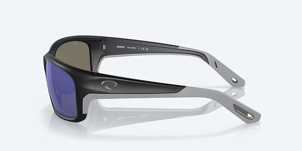 Jose Pro Matte Black w/ Blue Mirror 580G