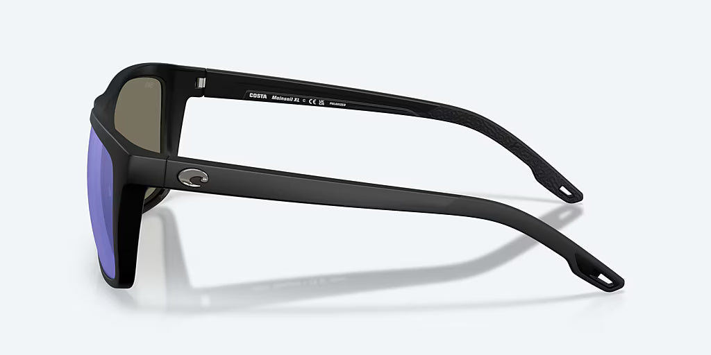 Mainsail XL Matte Black w/ Blue Mirror