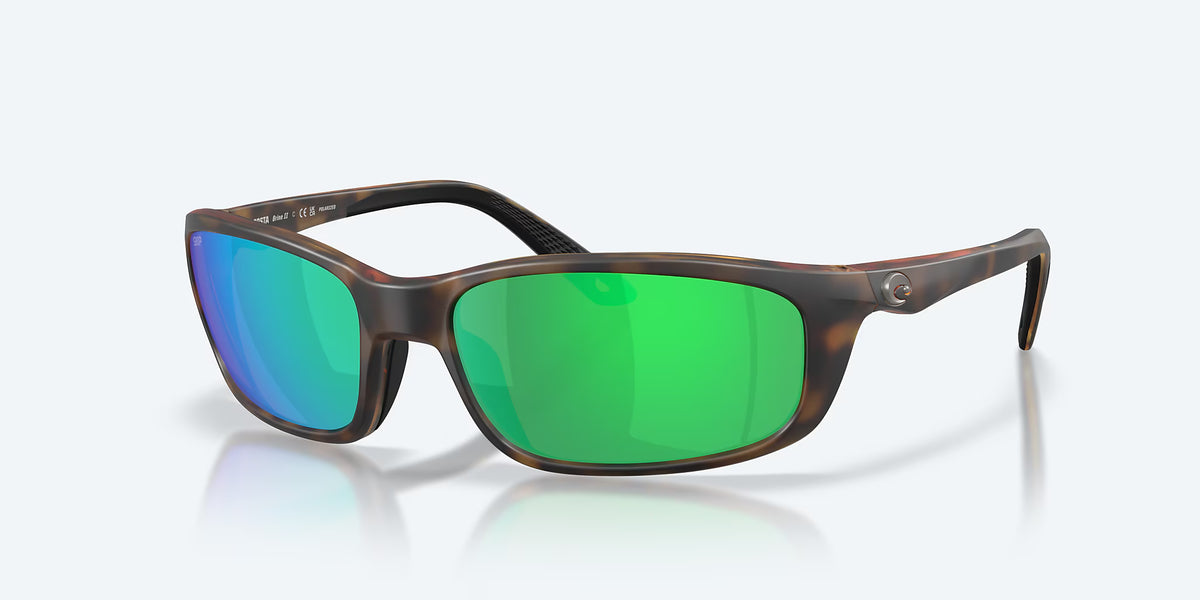 Brine II Matte Tortoise w/ Green Mirror 580G