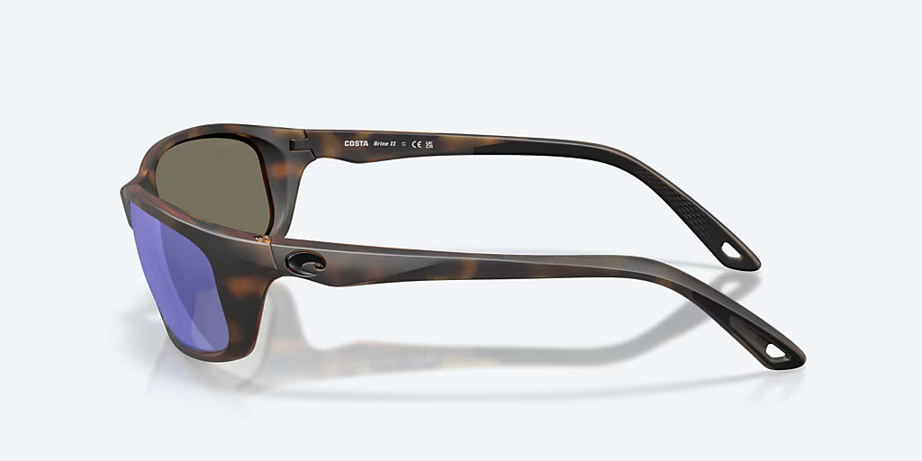 Brine II Matte Tortoise w/ Blue Mirror 580G