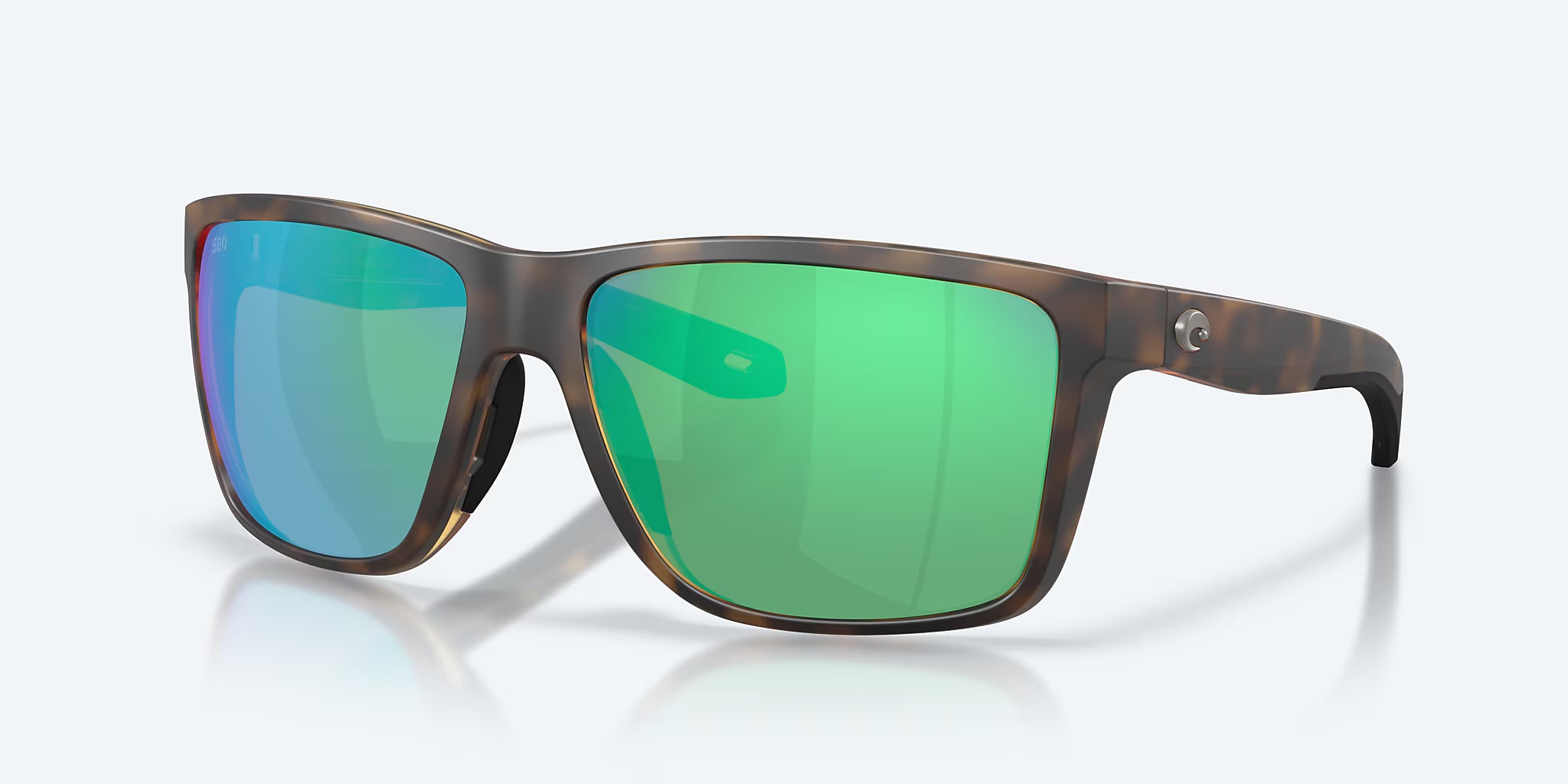 Broadbill II XL Matte Tortoise w/ Green Mirror