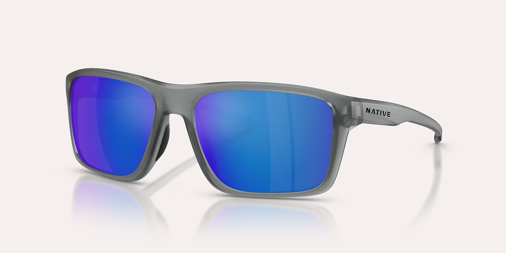 Tavern Matte Smoke Crystal w/ Blue Reflex Polarized