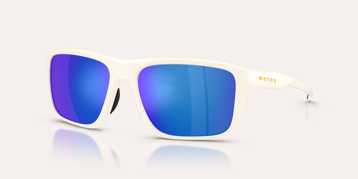 Tavern Cloudveil White w/ Blue Reflex Polarized