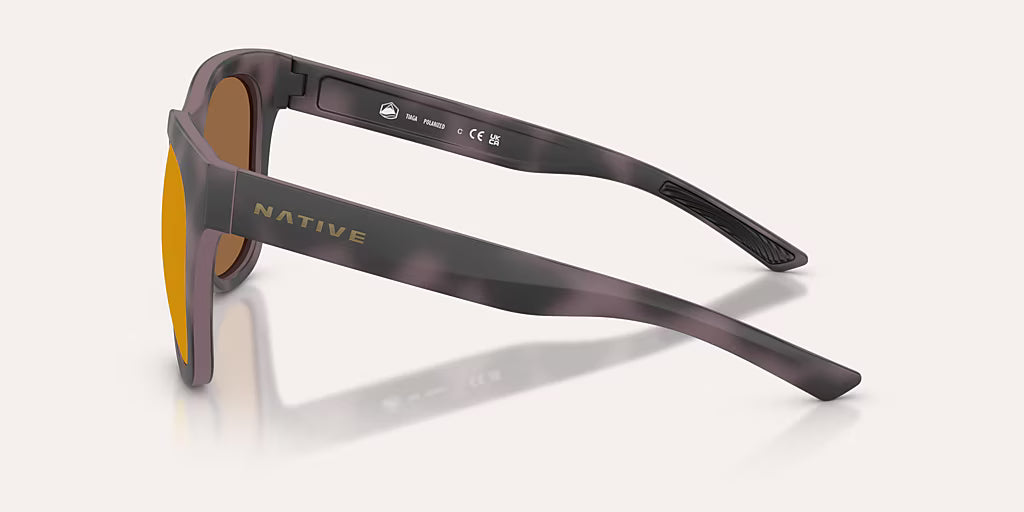 Tiaga Ash Rose Tortoise w/ Bronze Reflex Polarized