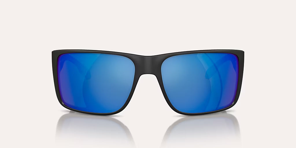 Badlands Matte Black w/ Blue Reflex Polarized