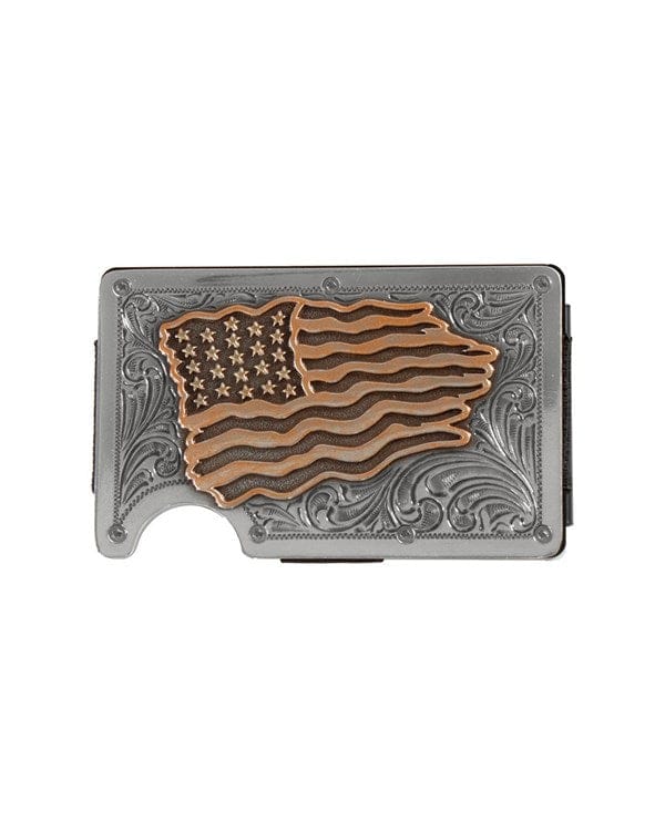 3D USA Flag Plate Smart Wallet