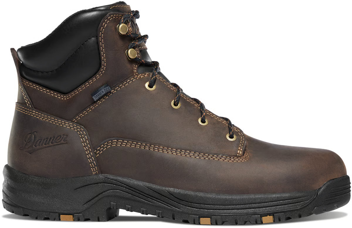 Caliper 6" Brown Aluminum Toe Work Boot