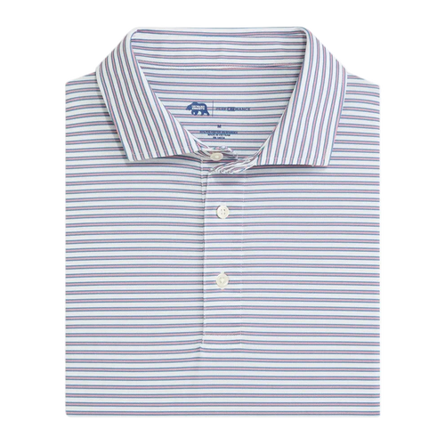 Guide Stripe Performance Pique Polo - Powder Pink
