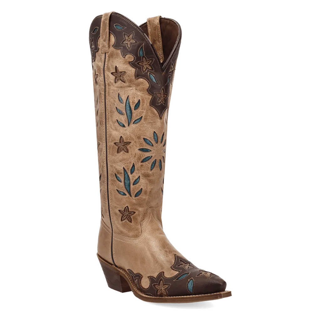 Flourish Leather Boot - Brown