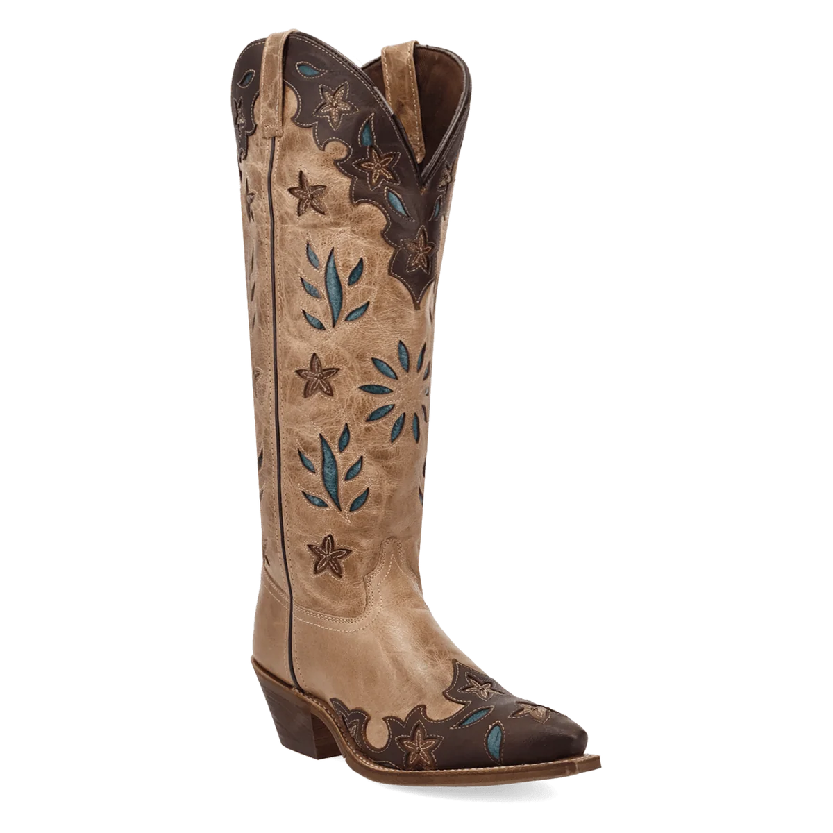 Flourish Leather Boot - Brown