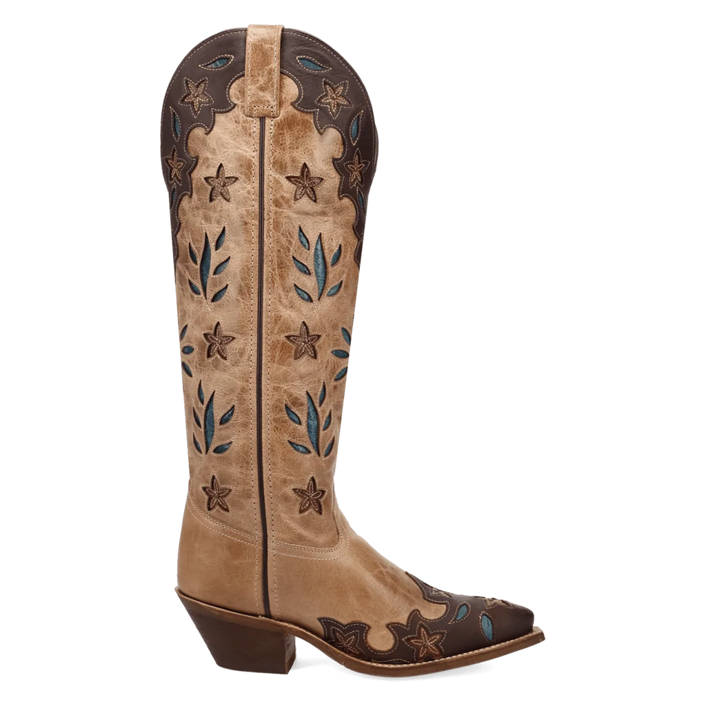 Flourish Leather Boot - Brown
