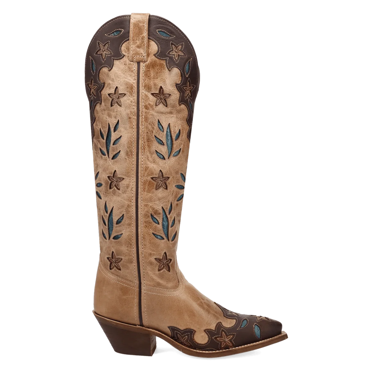 Flourish Leather Boot - Brown