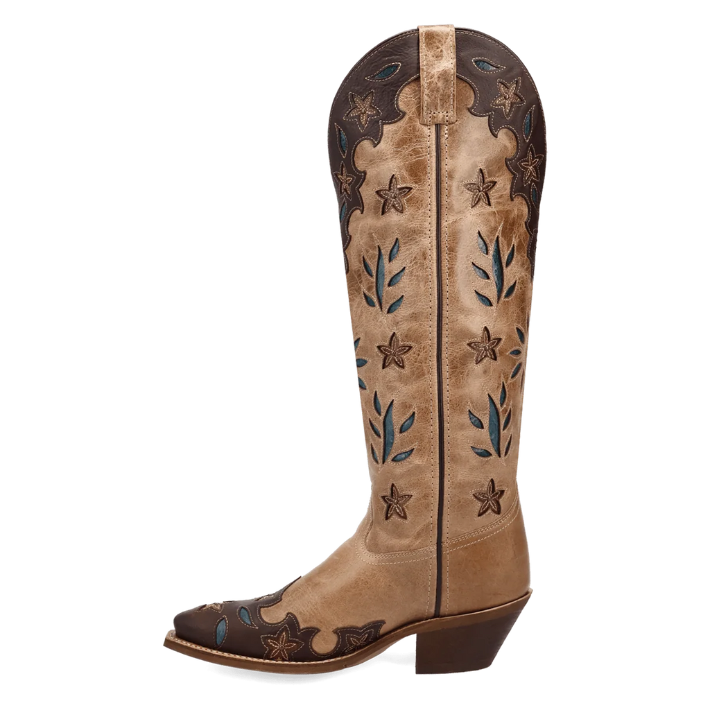 Flourish Leather Boot - Brown