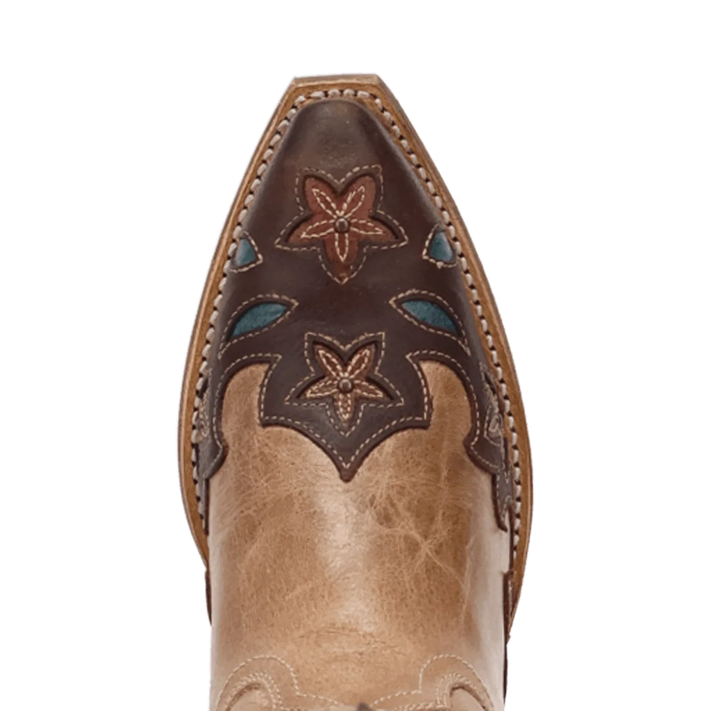 Flourish Leather Boot - Brown