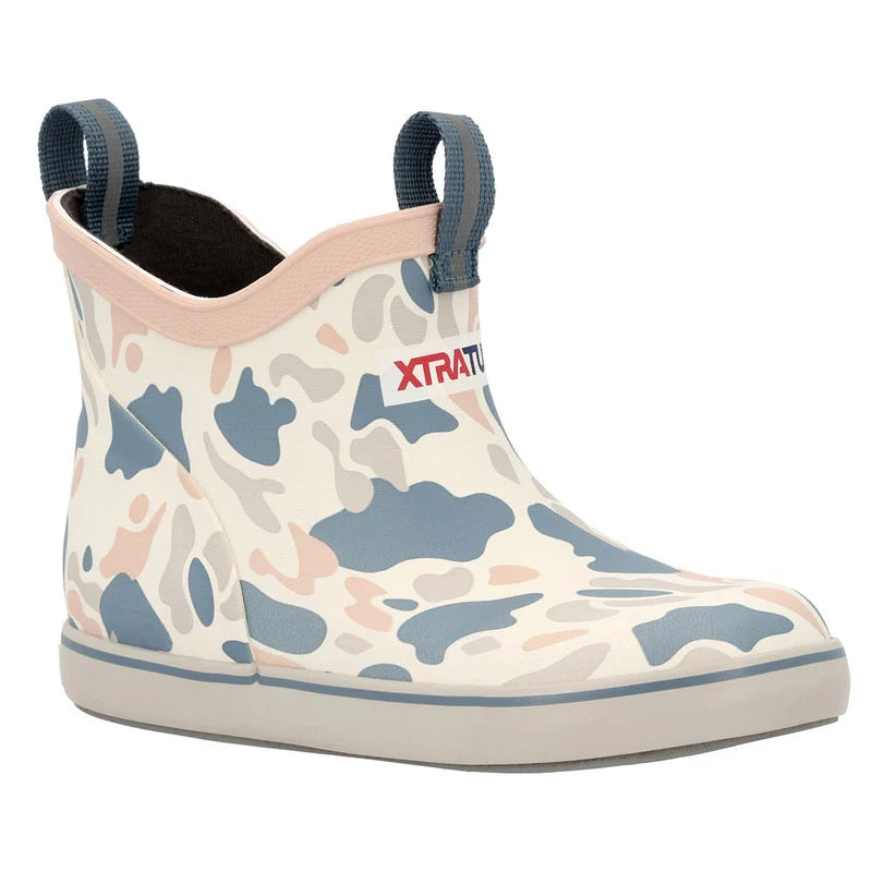 Kids' Ankle Deck Boot - Ivory Duck Camo
