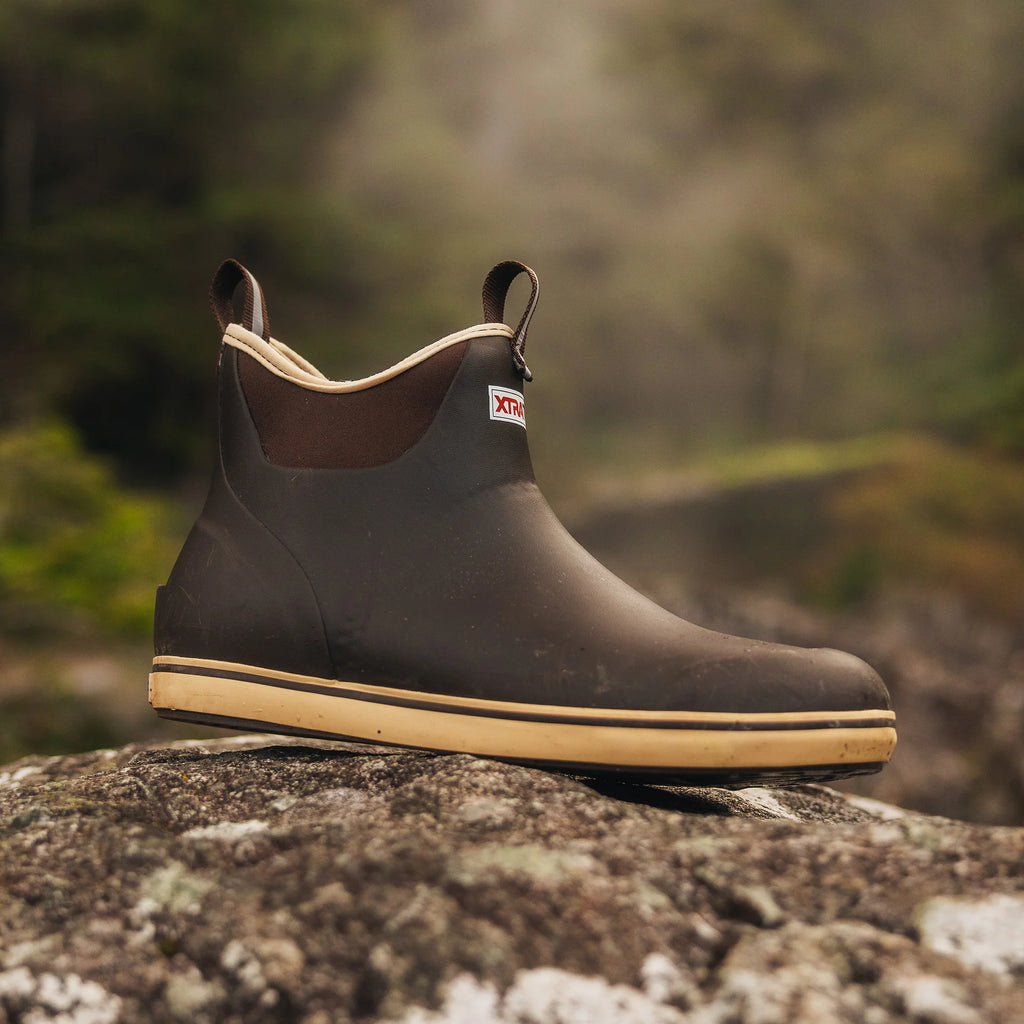 Men's Ankle Deck Boot - Brown