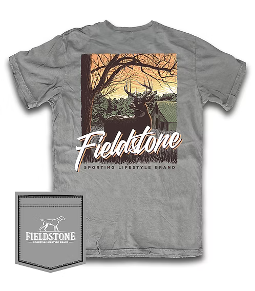 Forest King SS Tee - Concrete