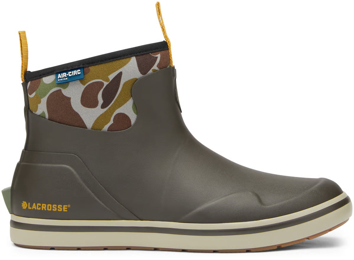 Alpha Deck Boot - Black Olive/Camo