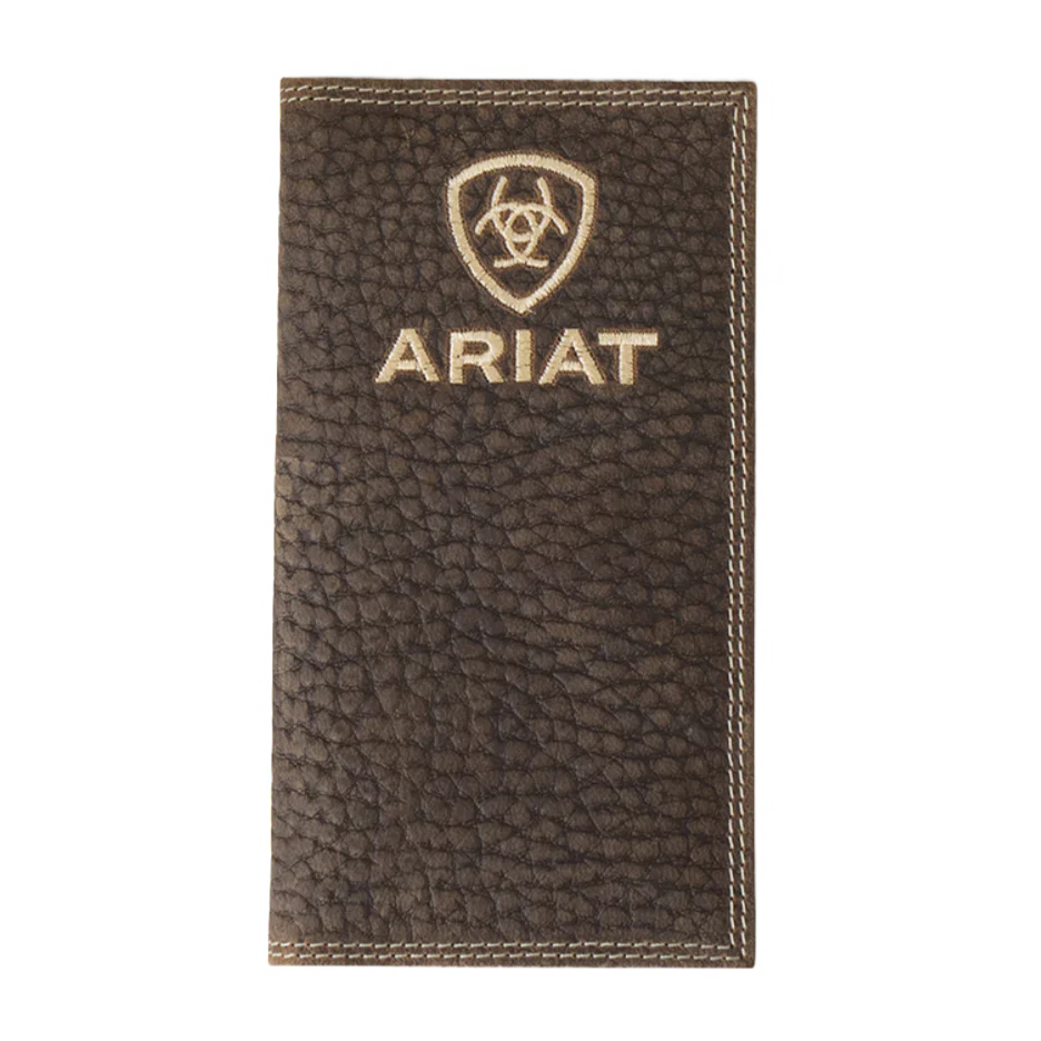 Brown Bullhide Leather Rodeo Wallet