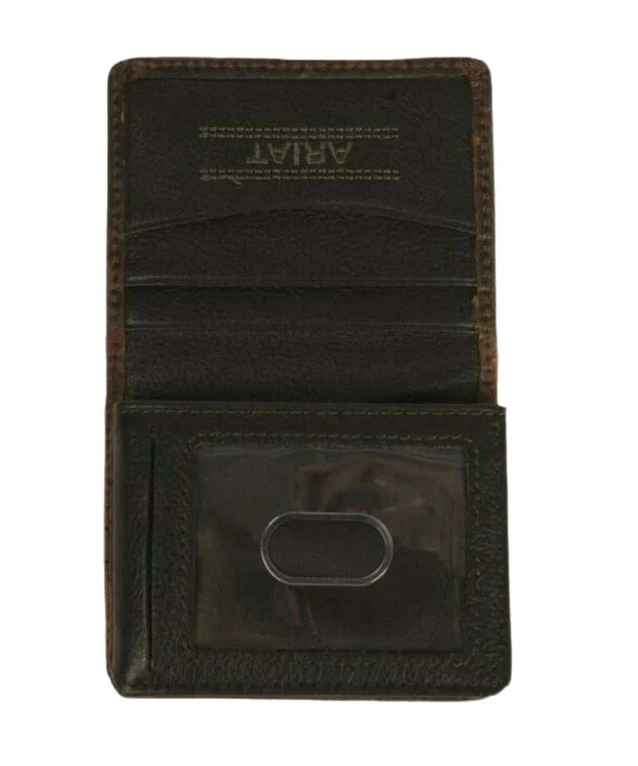 Rowdy Brown Bifold w/ Flip Shield Wallet