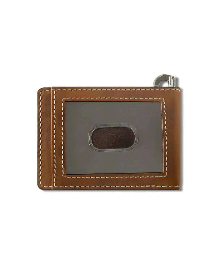 Flag Patch Bifold Money Clip Wallet
