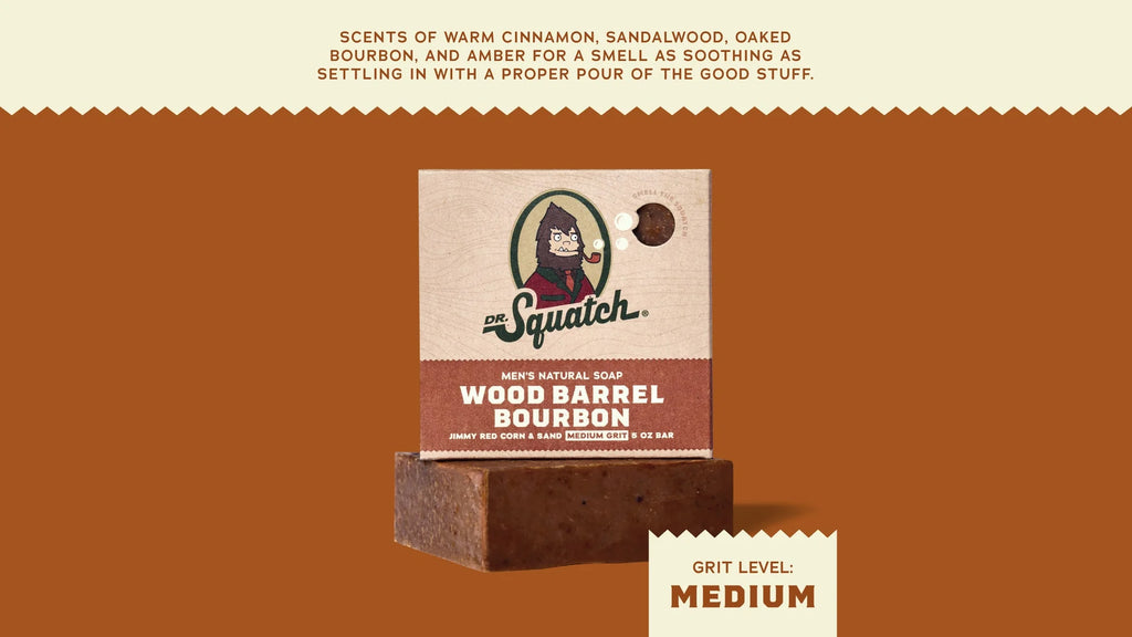 Wood Barrel Bourbon - Natural Soap