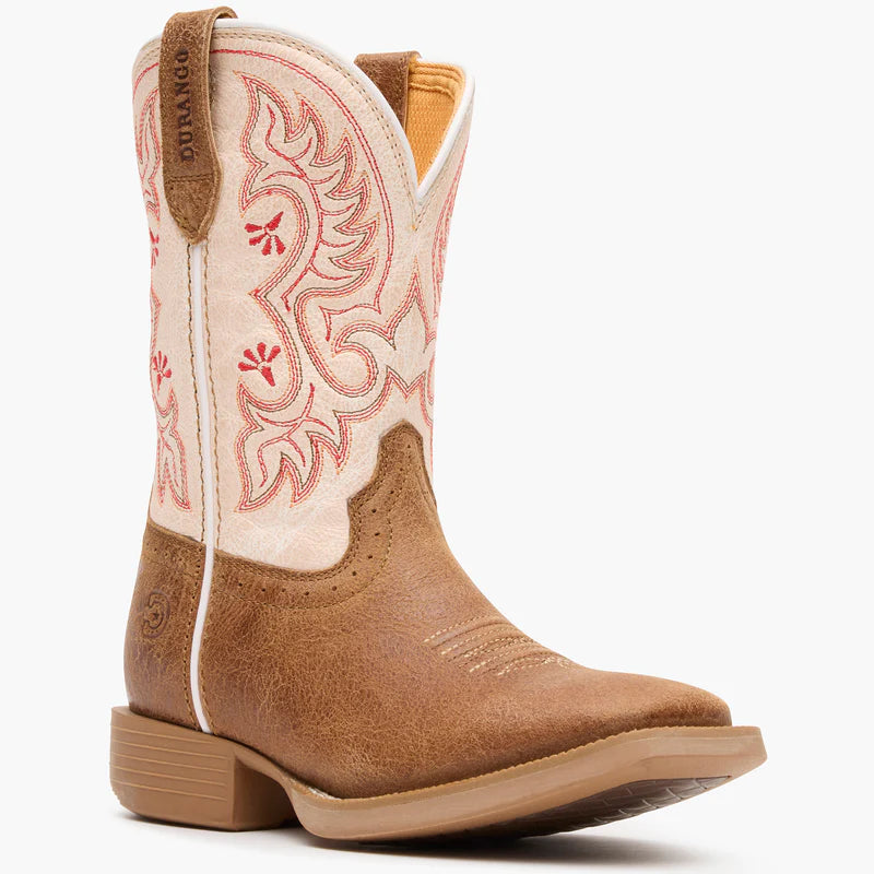 Durango Shyloh Kids' Western Boot - Tan/Peach