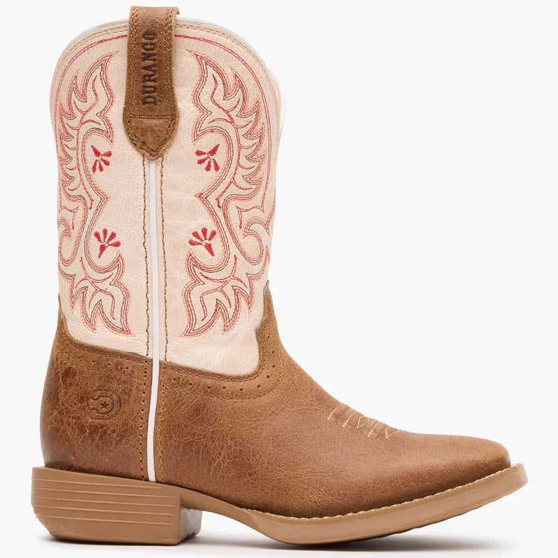 Durango Shyloh Kids' Western Boot - Tan/Peach