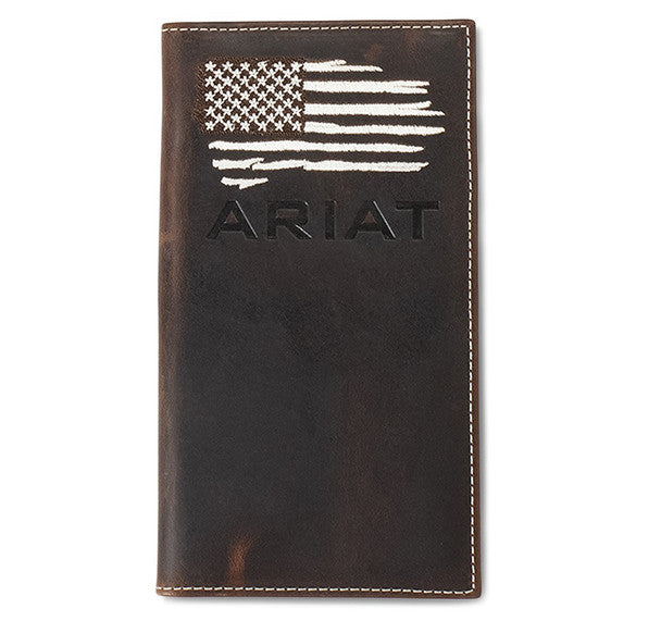 Distressed American Flag Rodeo Wallet