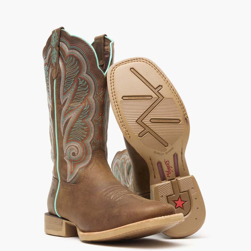Lady Rebel Pro Juniper Brown Western Boot