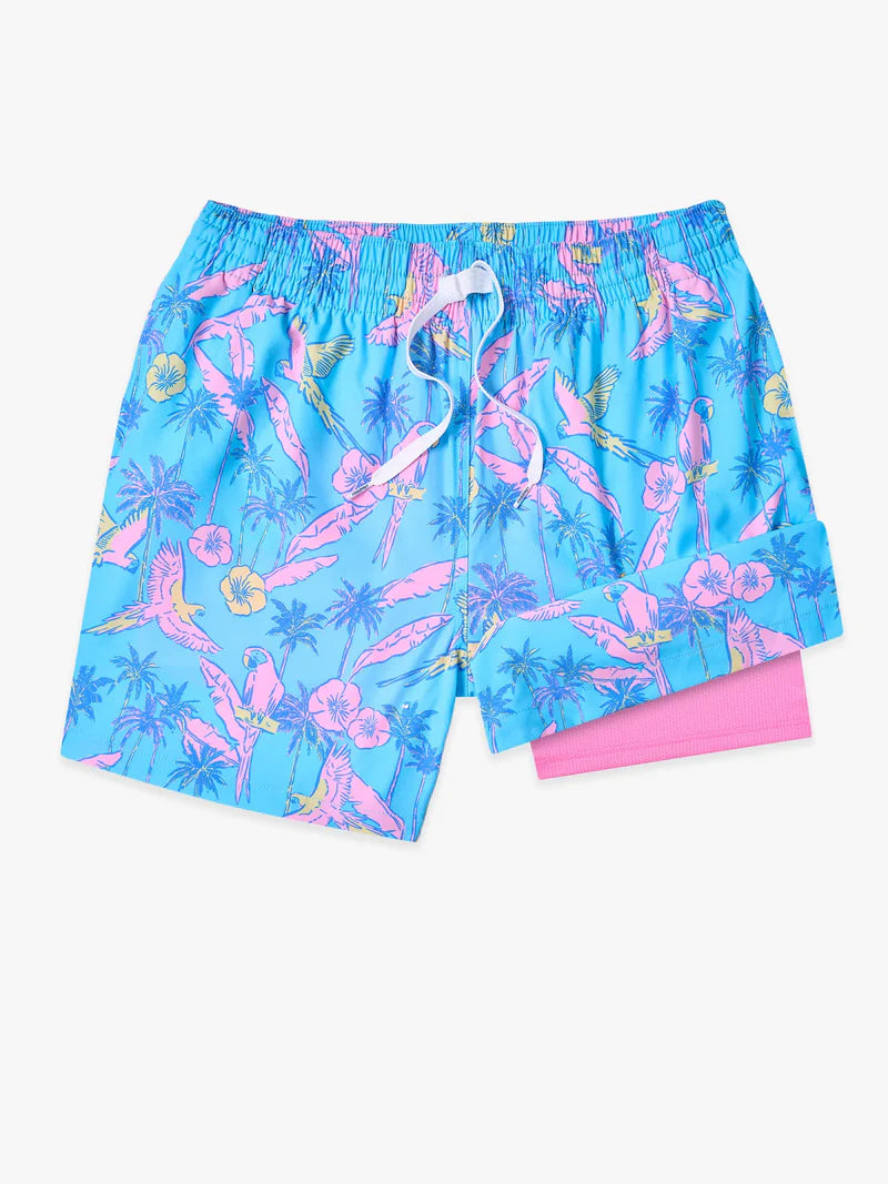 The Flock Parties 5.5” Lined Swim Trunk