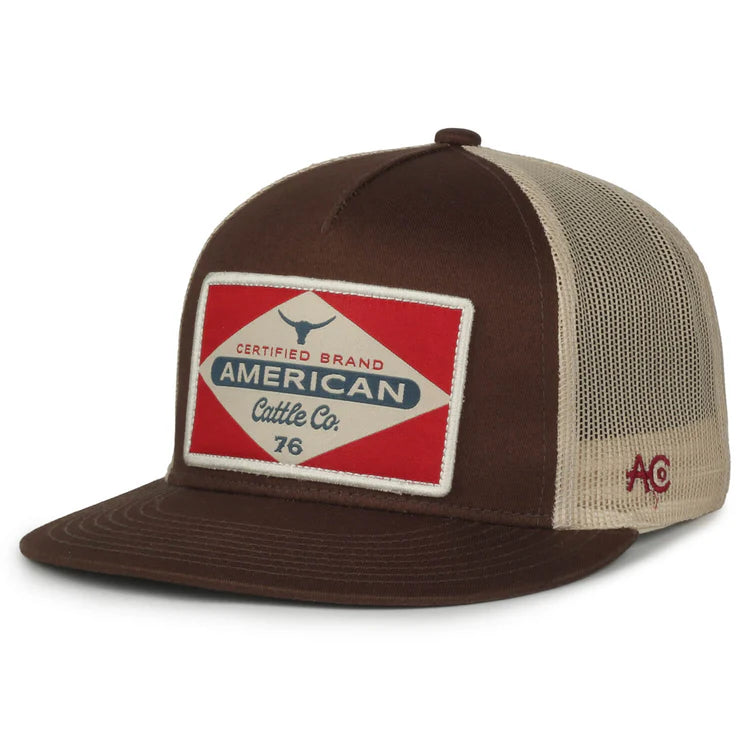 Billboard Hat - Brown/Khaki