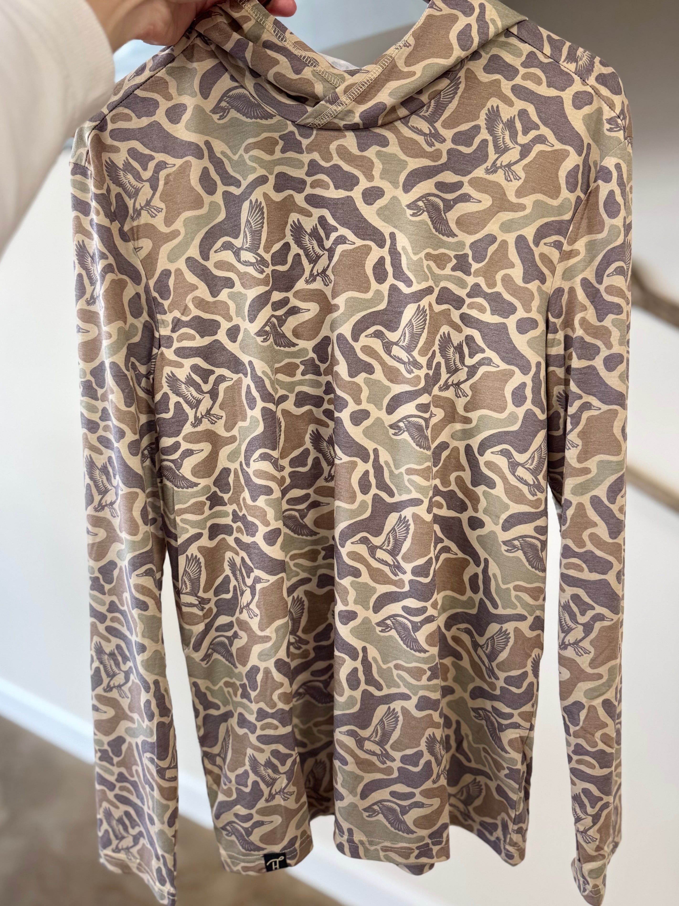 Camoflauge Duck Hoodie