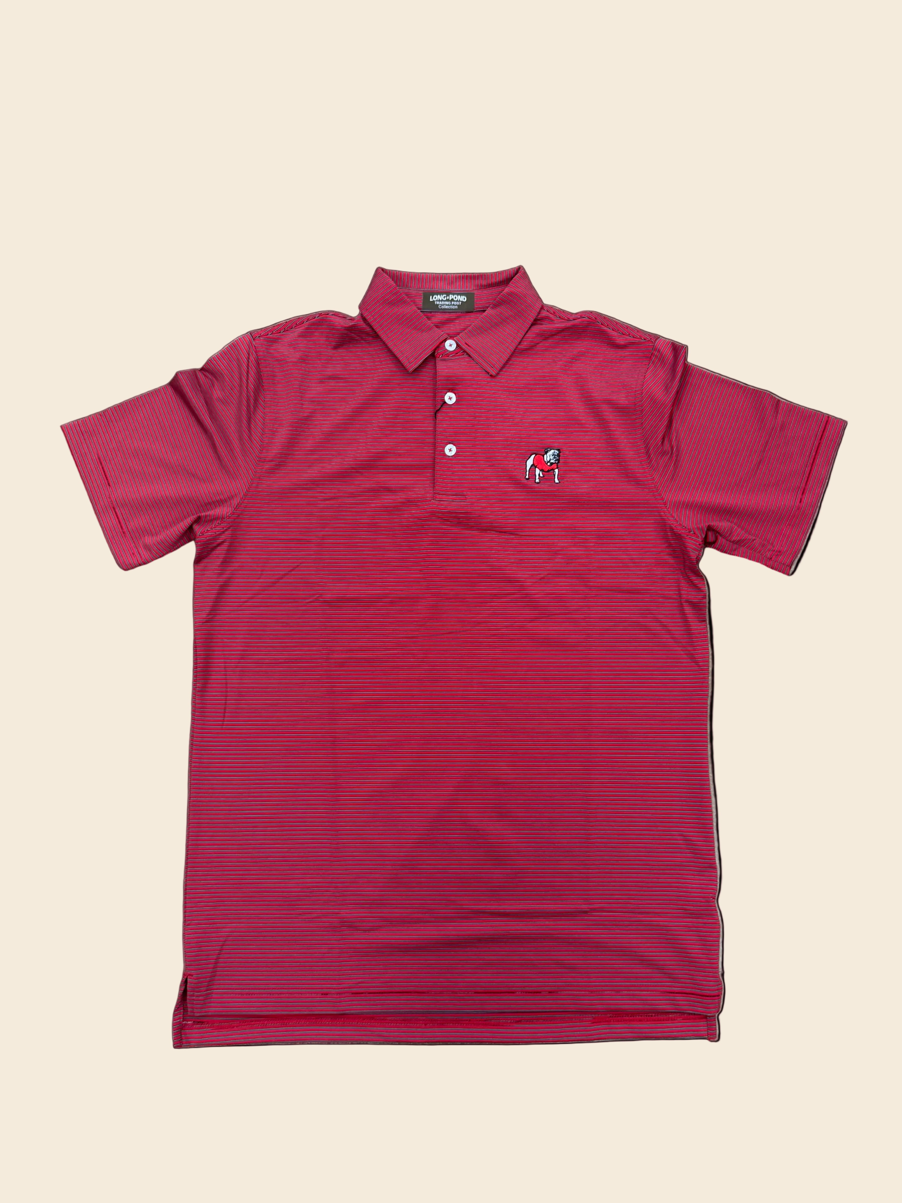 LP Standing Dawg Polo - Red/Black