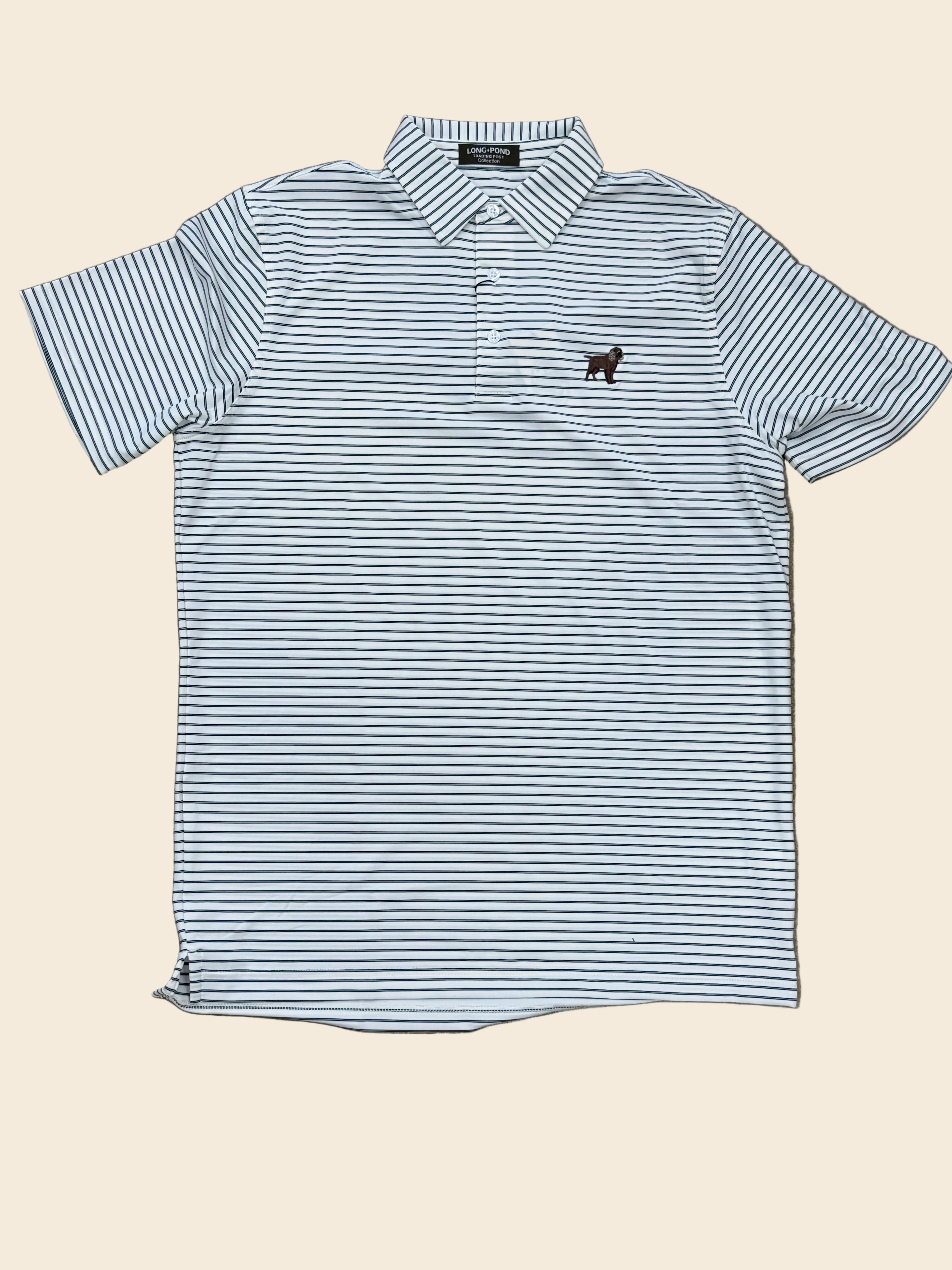 LP Boykin Polo - Ecru/Black/Lake