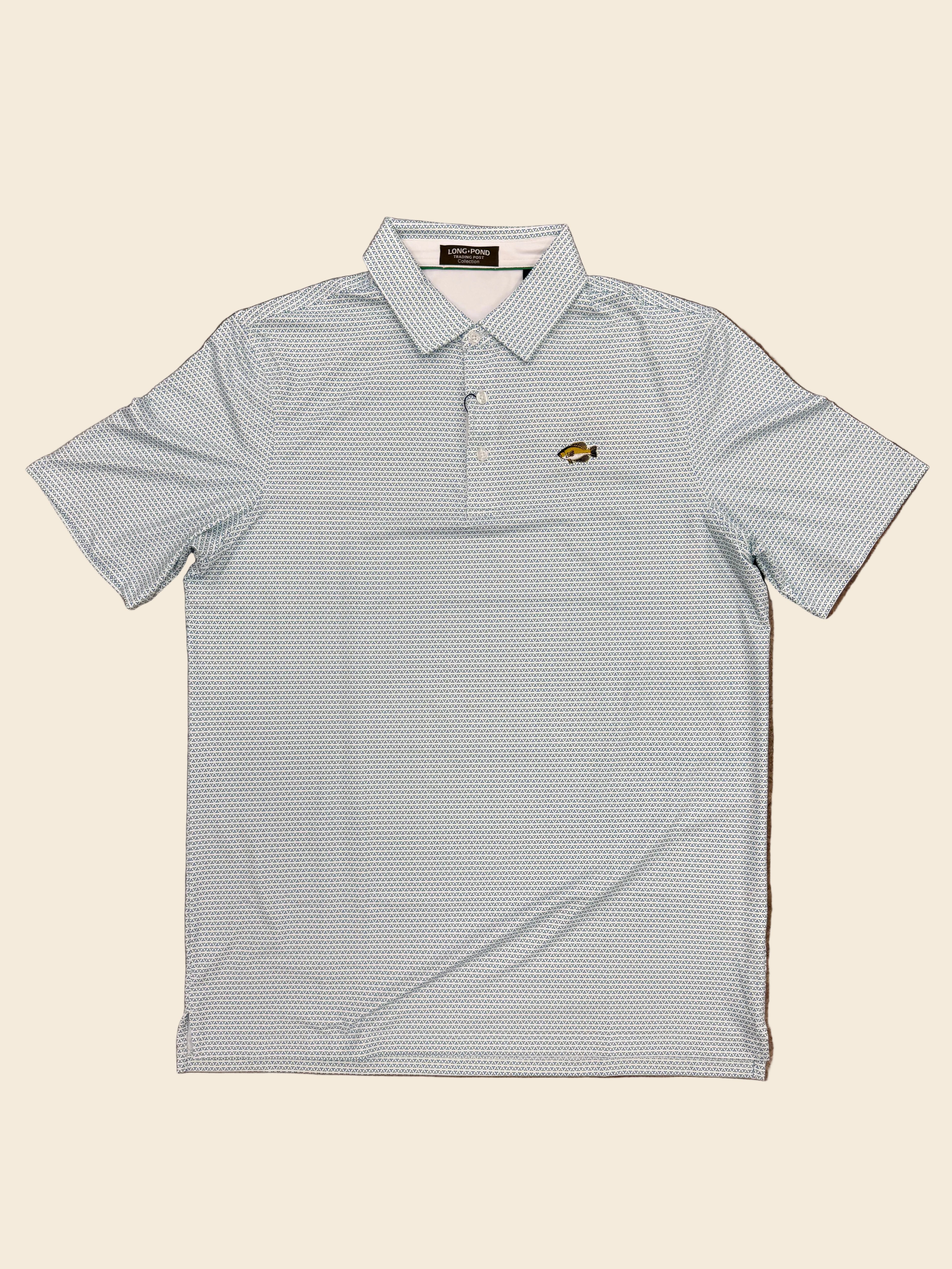 LP Fish Polo - White/Alphine/Royal