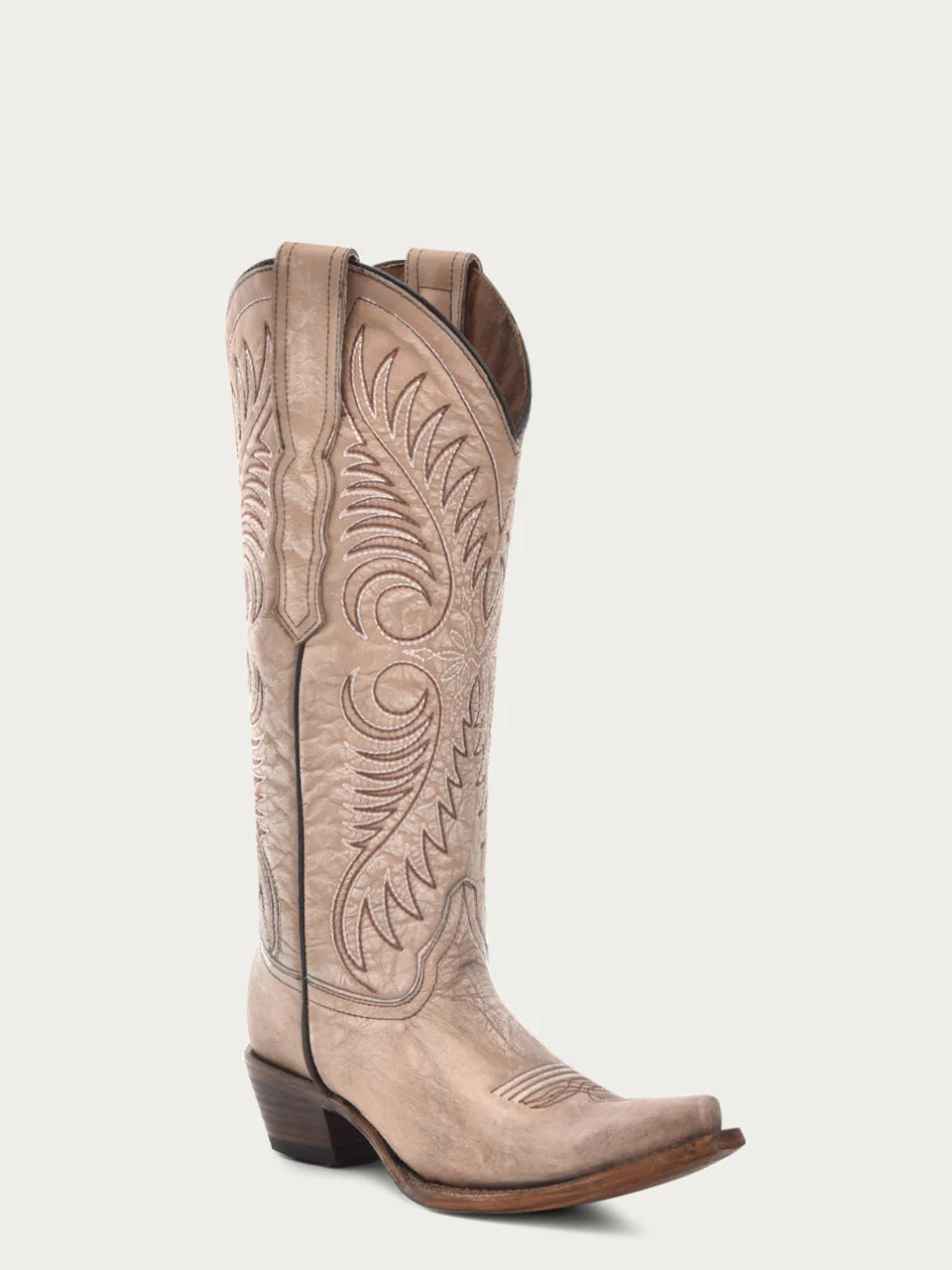 Women's Embroidery Sand Snip Toe Boot