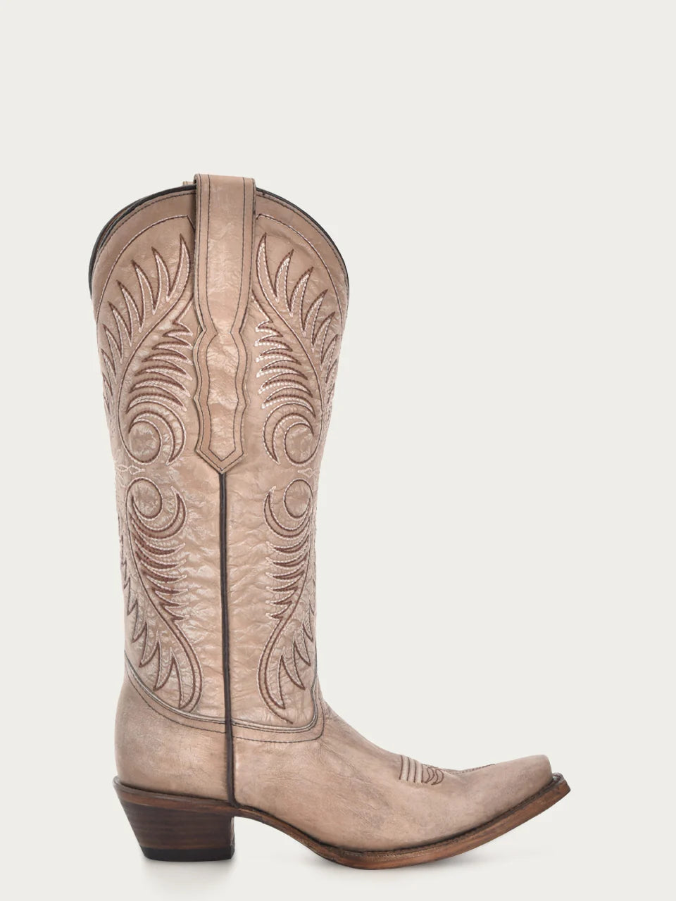 Women's Embroidery Sand Snip Toe Boot