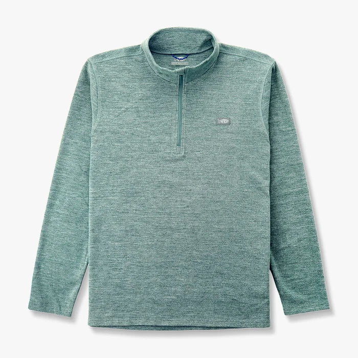Coastal Layer 1/4 Zip Pullover - Deep Sea Heather