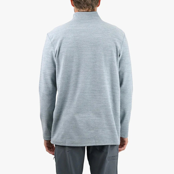 Coastal Layer 1/4 Zip Pullover - Steel Heather