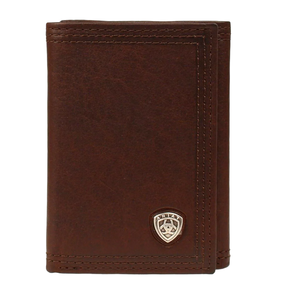 Dark Copper Trifold Shield Wallet