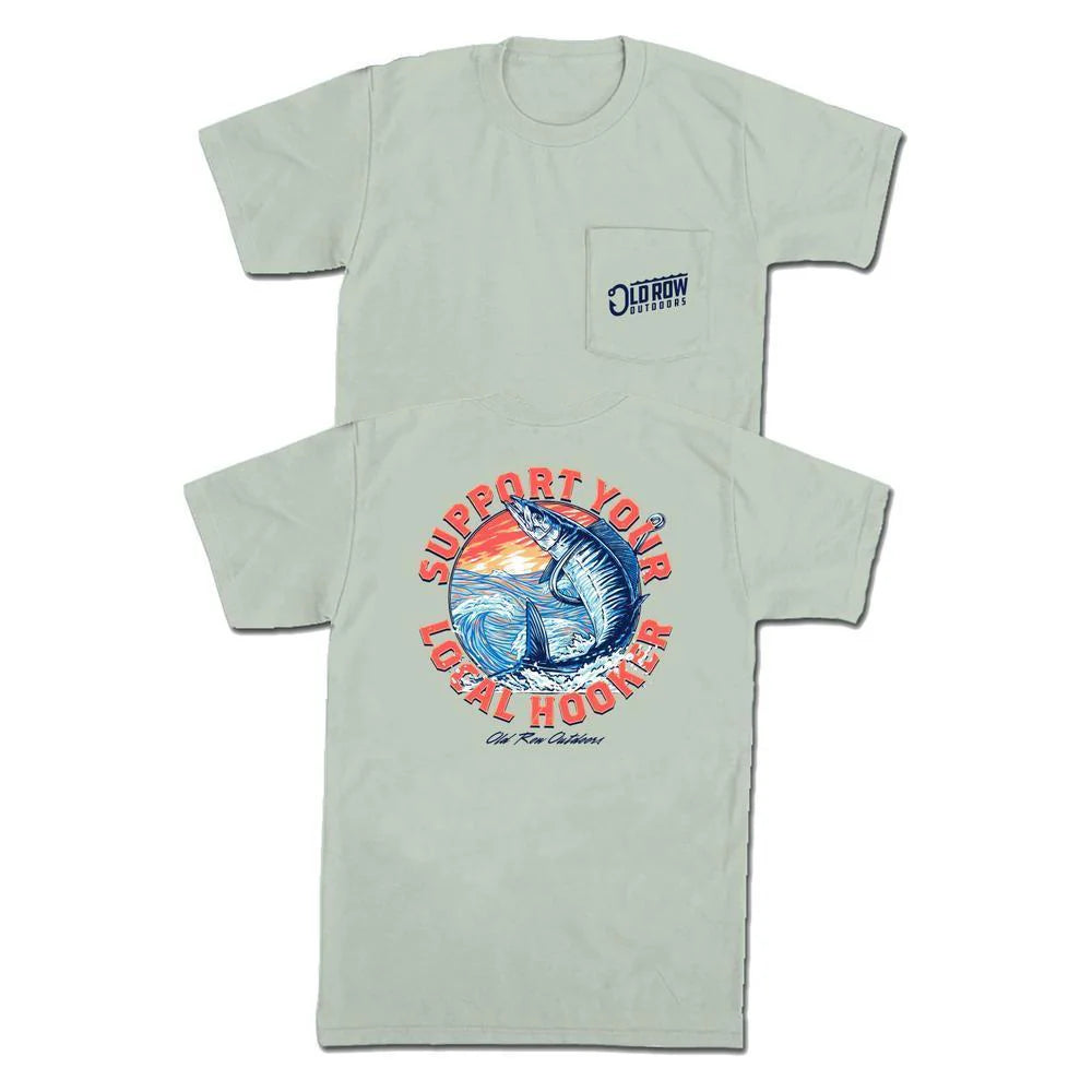 Local Hooker Pocket Tee - Bay