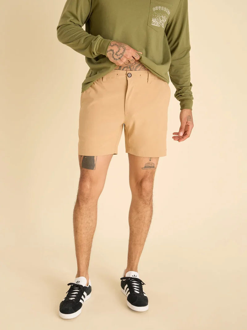 The All About Almonds 6” Everywear Shorts
