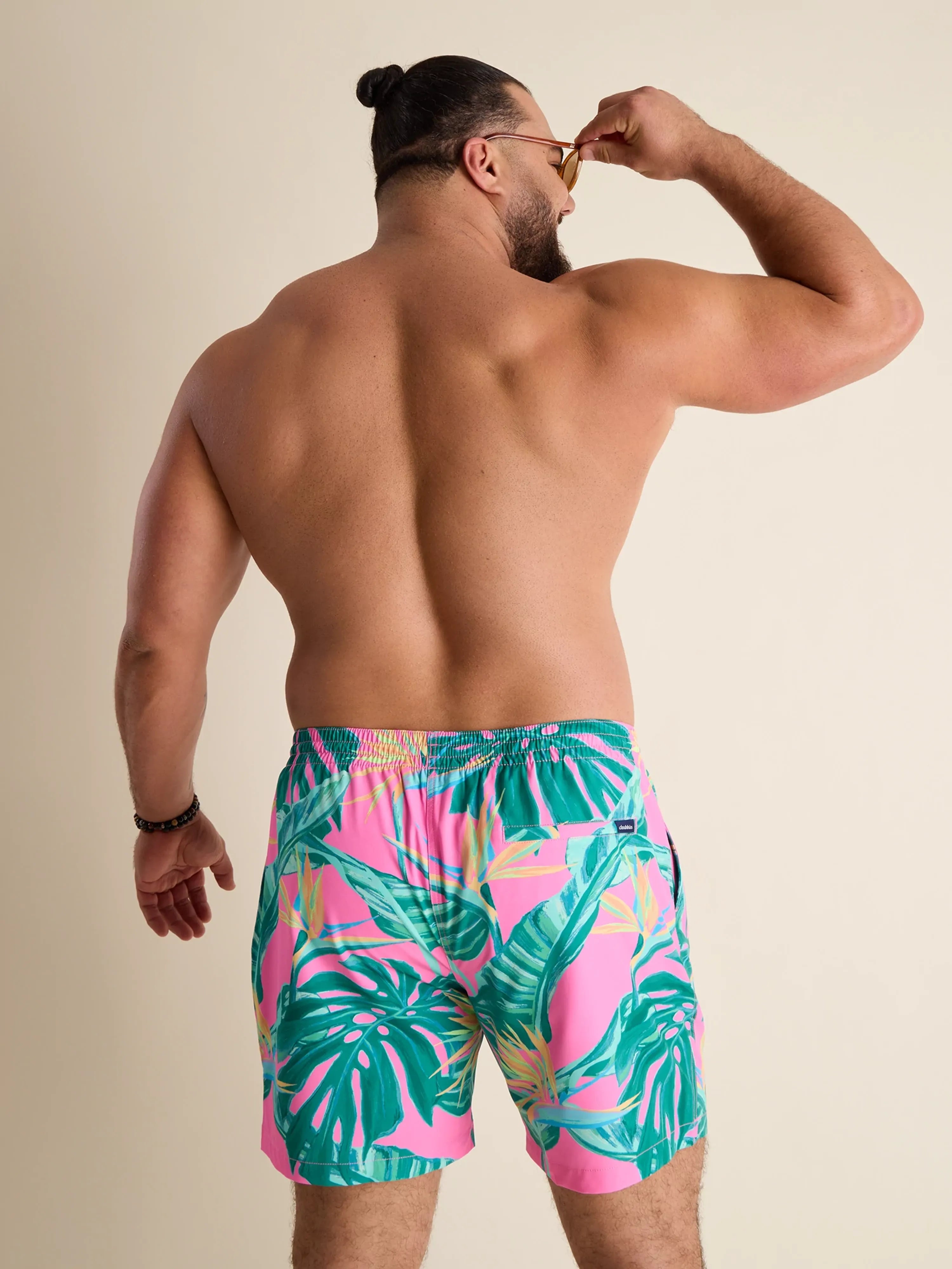 The Birds of Paradise 5.5” Lined Swim Trunk