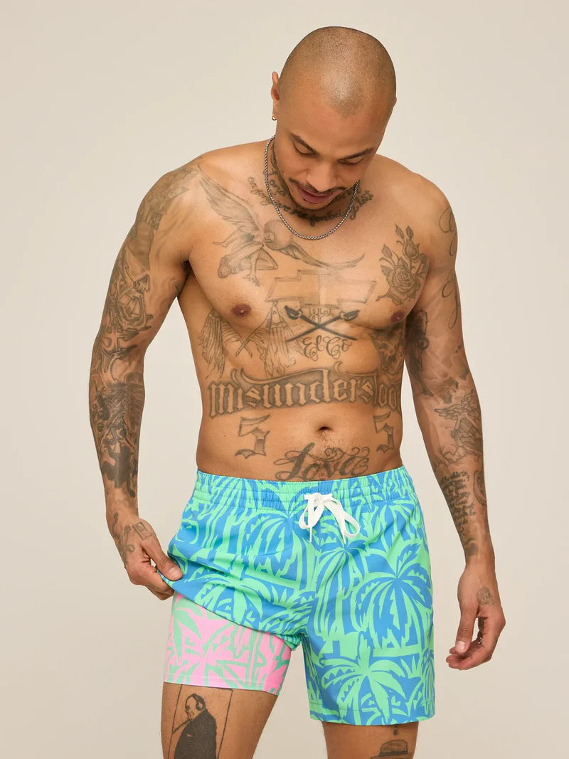 The Frond Farewells 5.5” Lined Swim Trunk